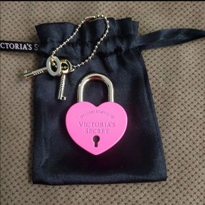 Pink Victoria’s Secret Heart Lock and Keys